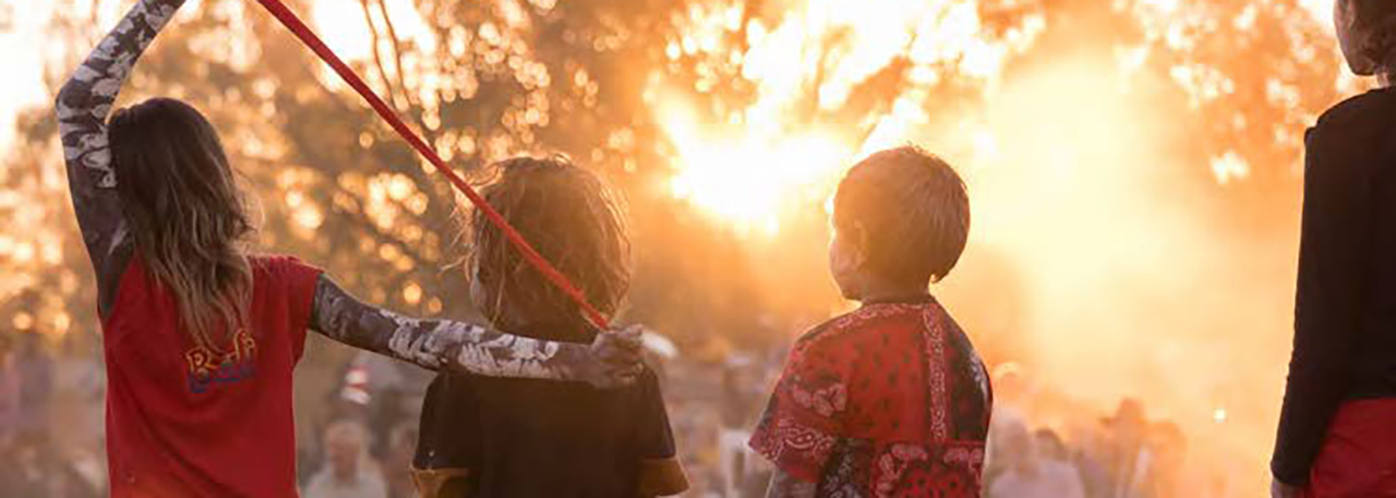 Watching the performers at Barunga Festival 2024, Northern Territory