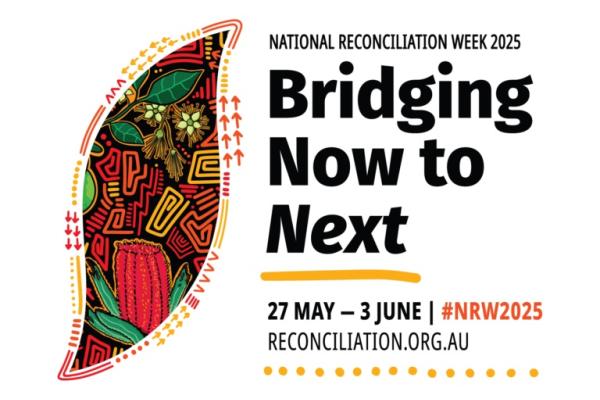 Bridging now to next - NAIDOC banner