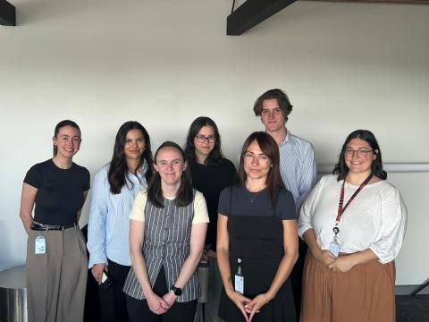 Murra Program participants, Left to Right: Mackenzie, Amelia (Lia), Ngioka, Kyah, Grace, Zak, Amy