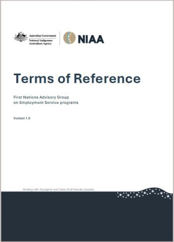 First Nations Advisory Group - Terms of Reference cover image